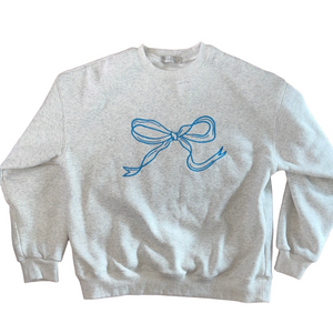 Bexley Ribbon Oversized Sweatshirt Size Medium